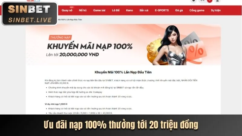 Khuyến mãi nạp đầu tiên cho game bắn cá good888 win
